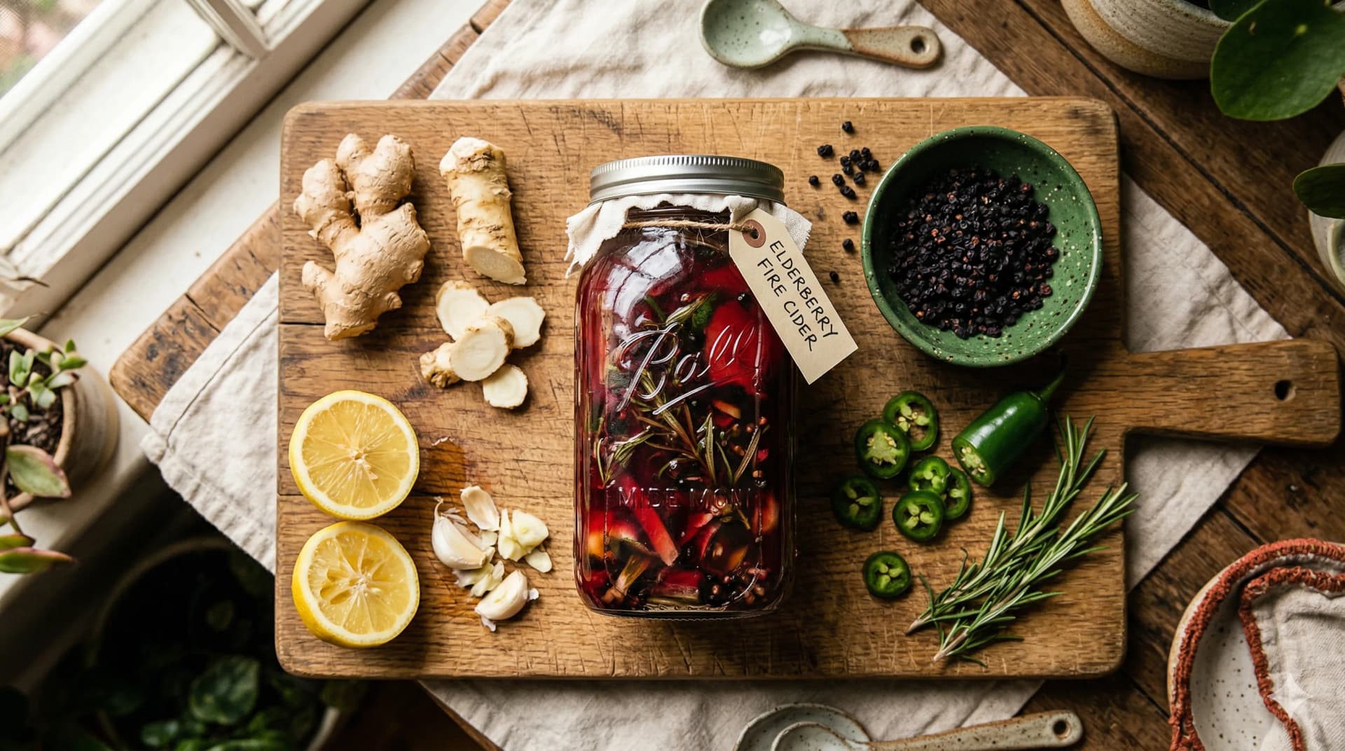 Elderberry fire cider: the immune tonic you can make at home
