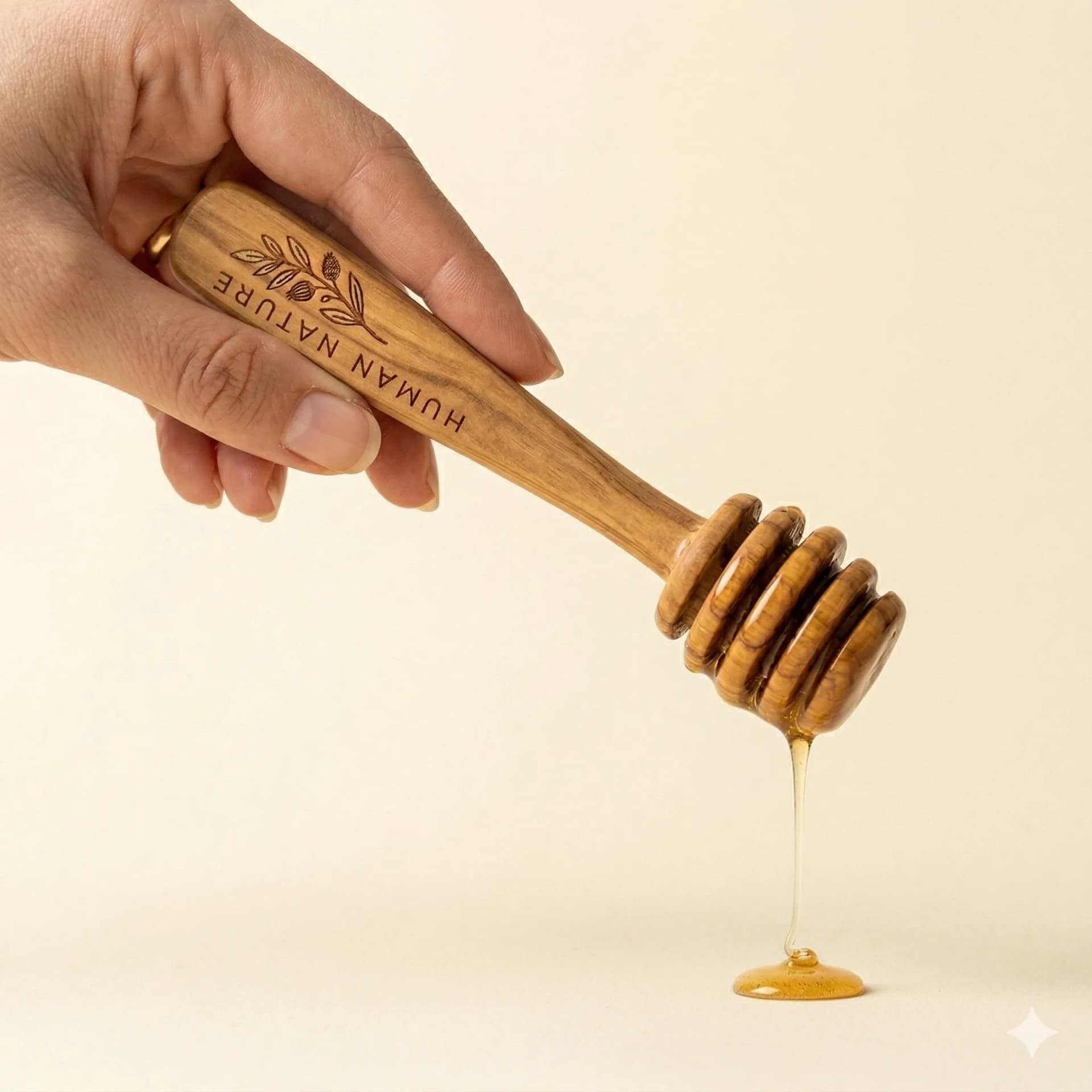 The Dipper — Olive Wood · Engraved