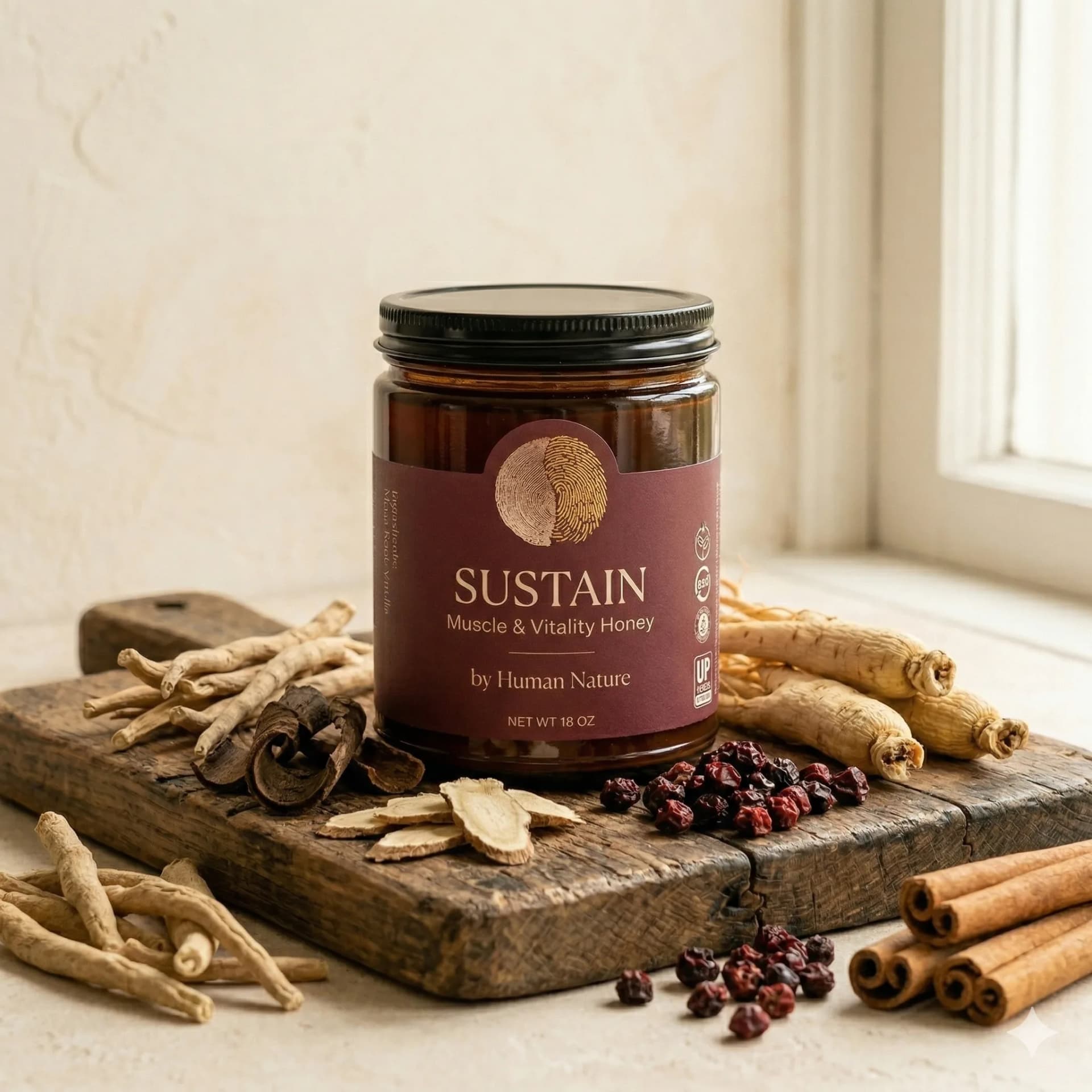Sustain — Muscle & Vitality Infused Honey