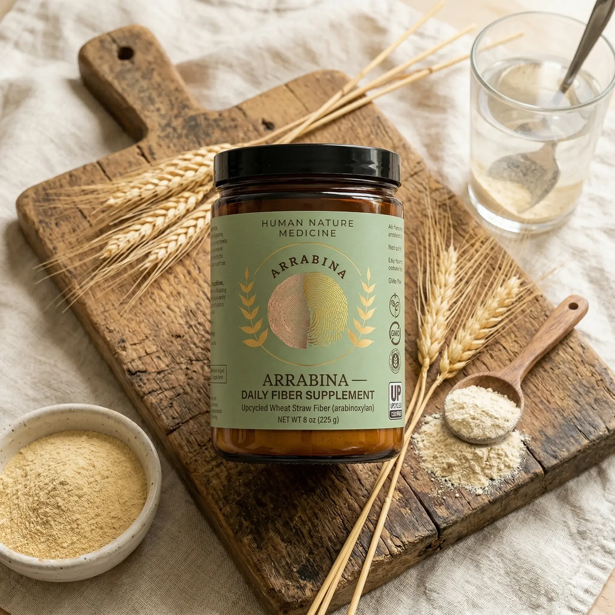Arrabina — upcycled daily fiber