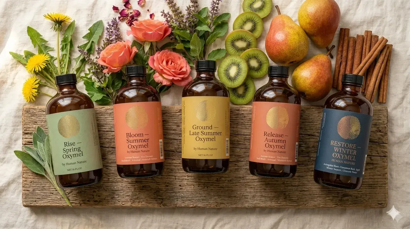 The Seasonal Ritual — All 5 Seasonal Oxymels