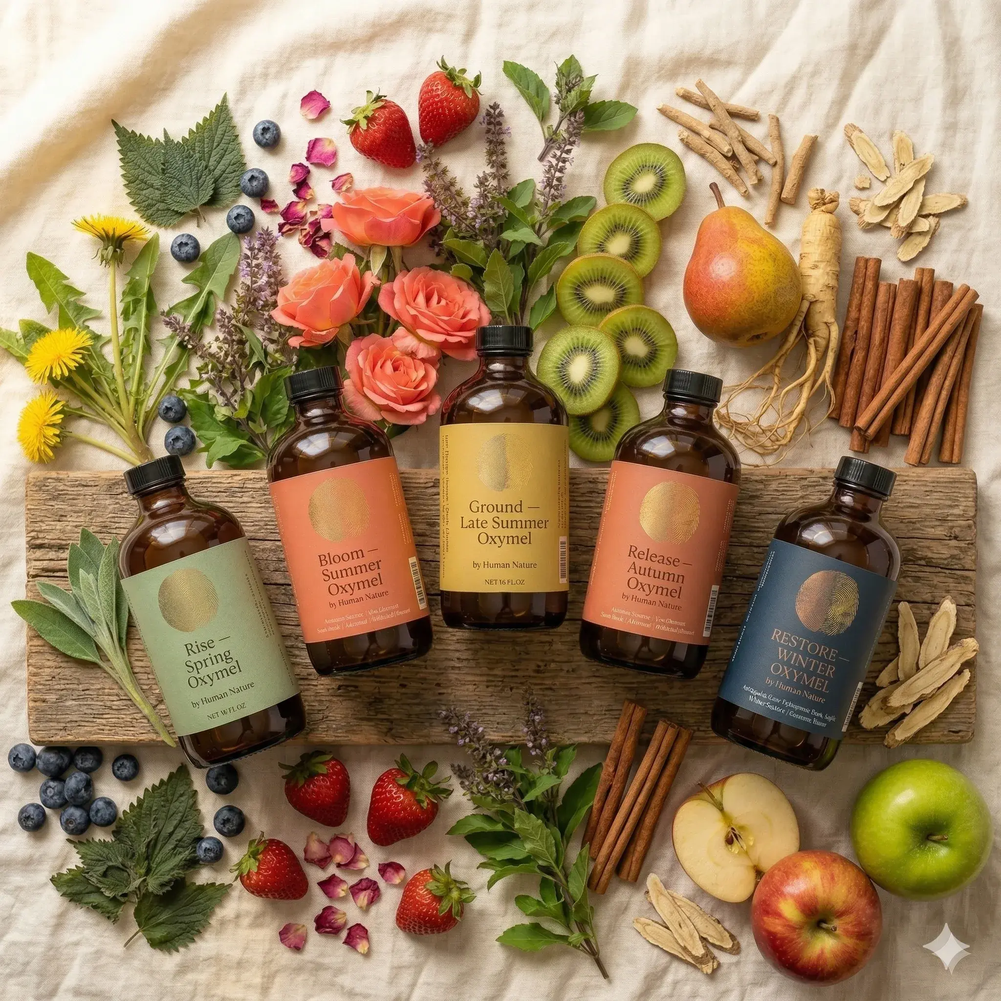 The Seasonal Ritual — All 5 Seasonal Oxymels